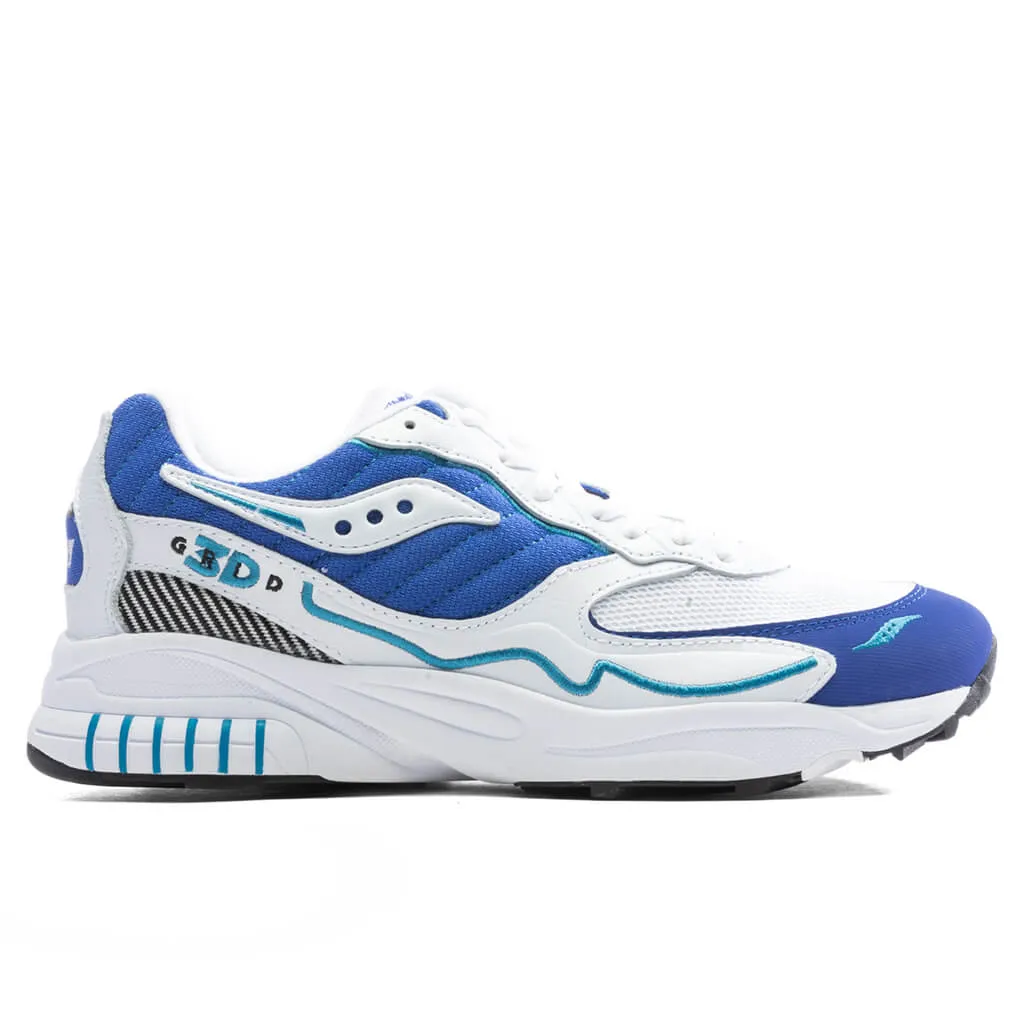 3D Grid Hurricane - White/Royal