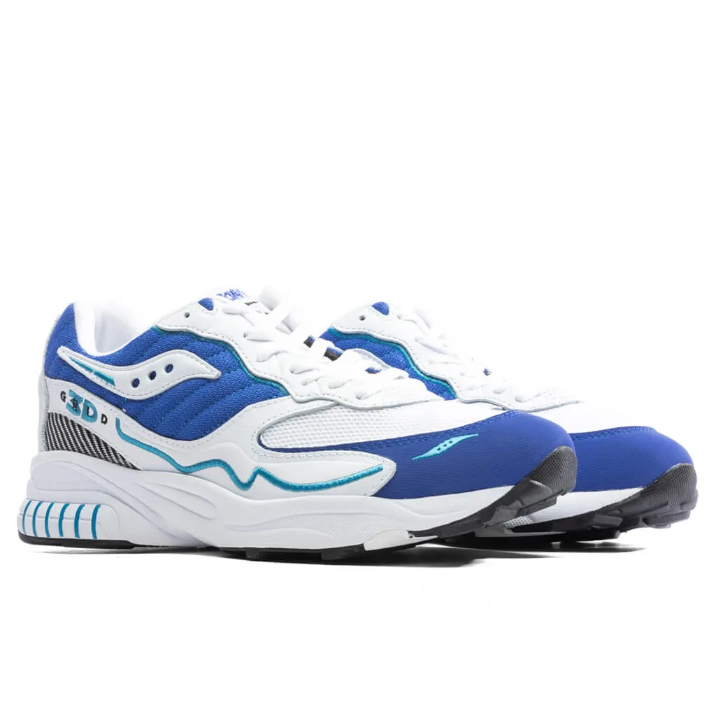 3D Grid Hurricane - White/Royal