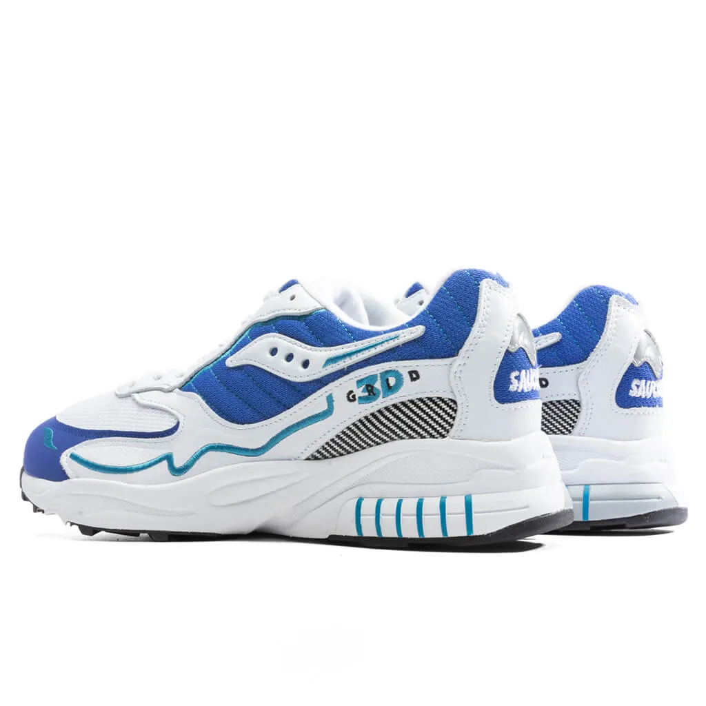 3D Grid Hurricane - White/Royal