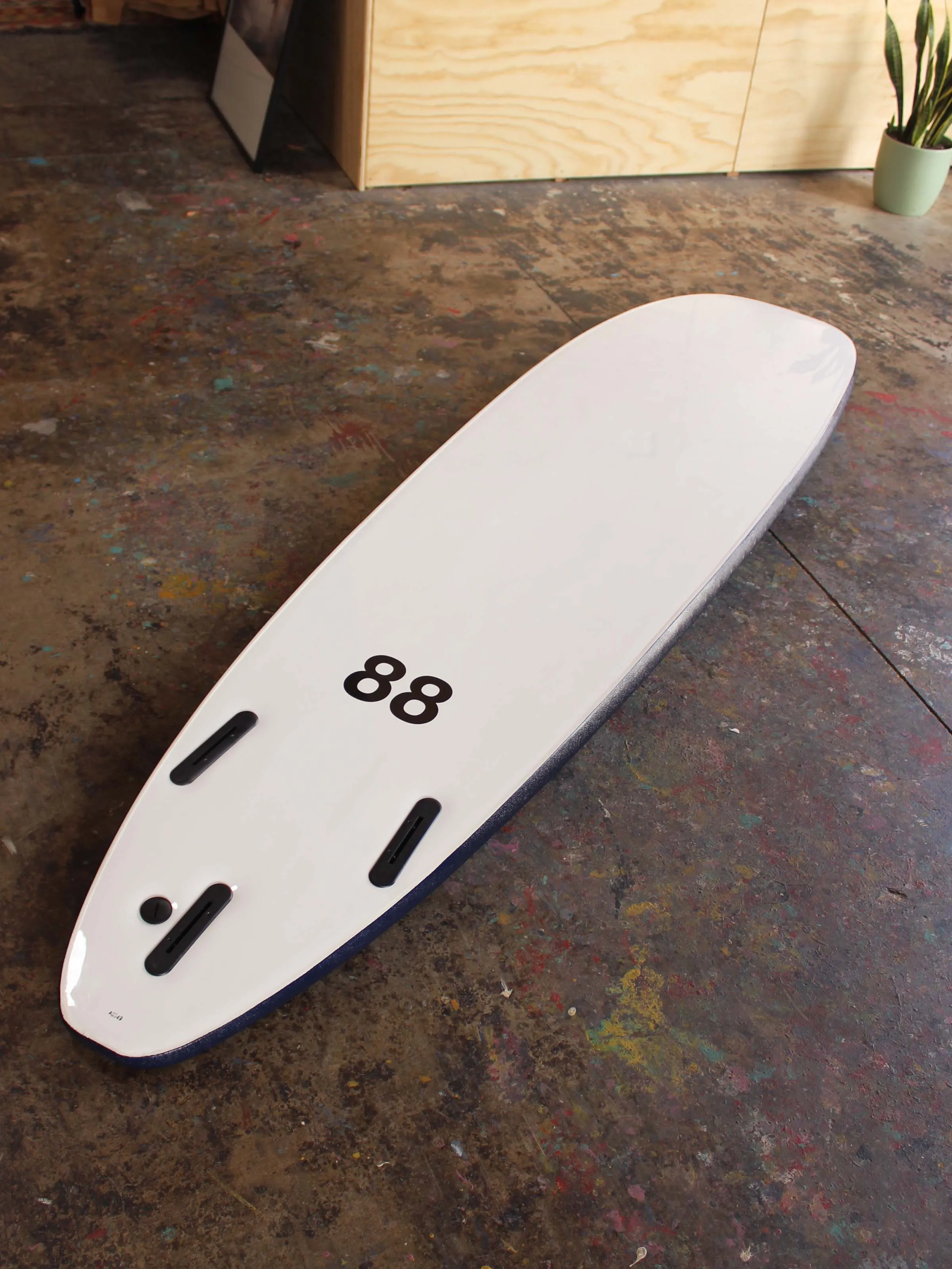 8'0 88 Surfboard ~ Midnight Blue