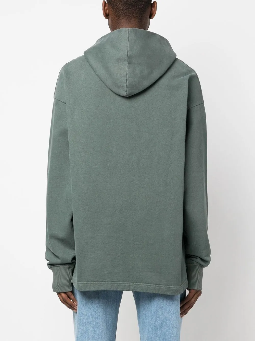 ACNE STUDIOS LOGO-PRINT OVERSIZED COTTON HOODIE