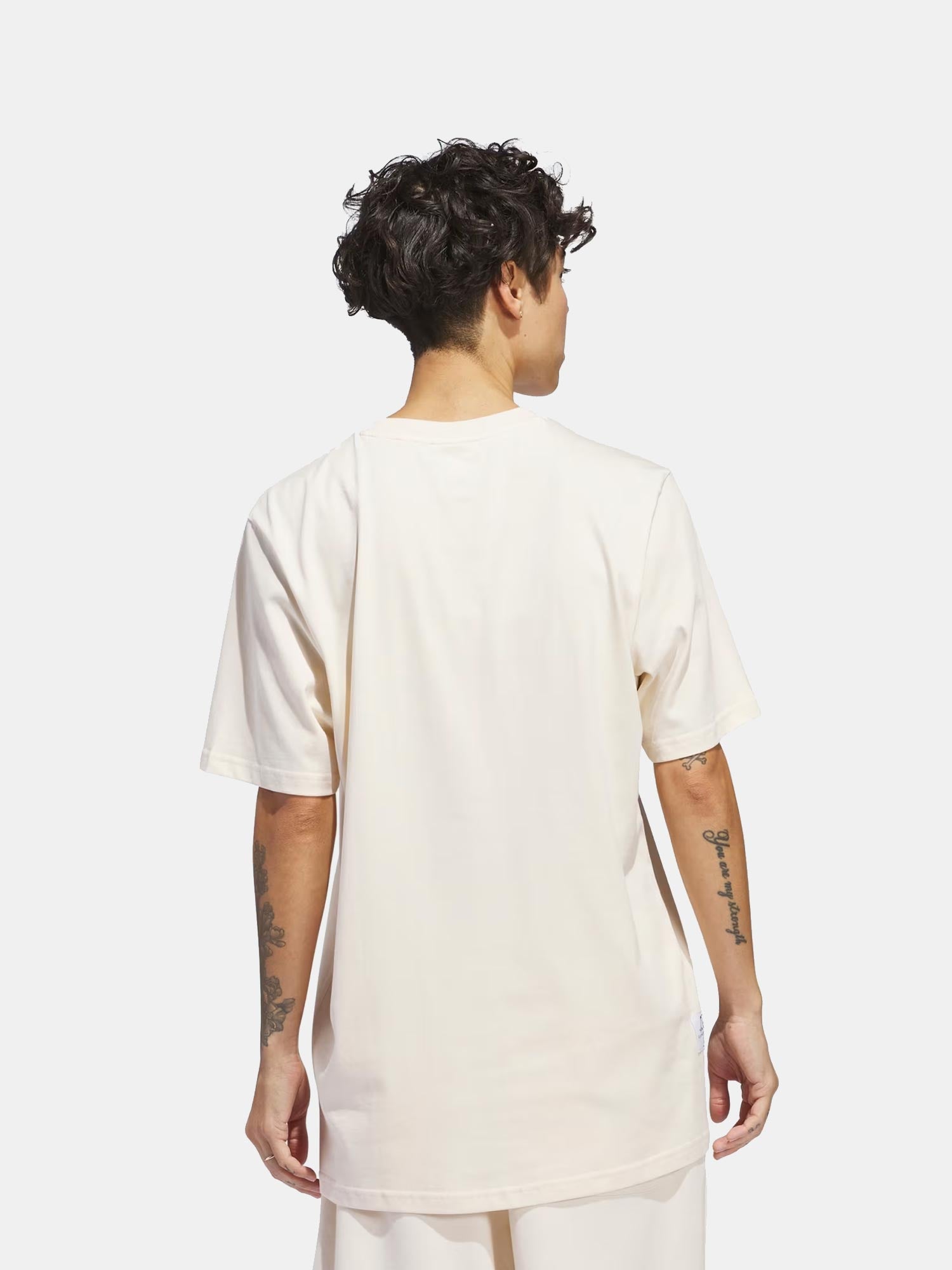 Adidas Shmoofoil Featherweight Tee - Wonder White / Royal