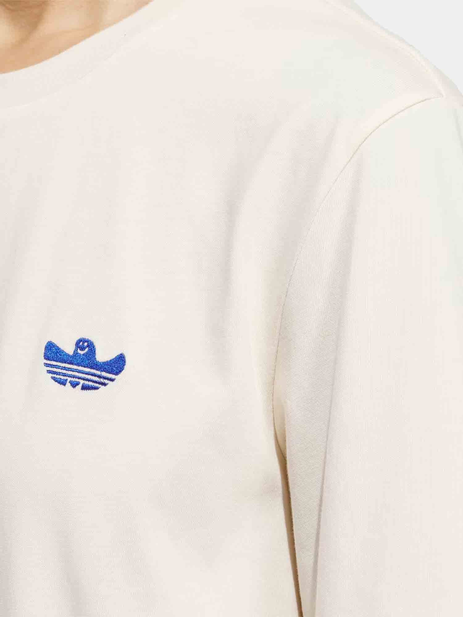 Adidas Shmoofoil Featherweight Tee - Wonder White / Royal