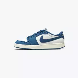 AJKO 1 Low - White/Dark Royal Blue-Sail