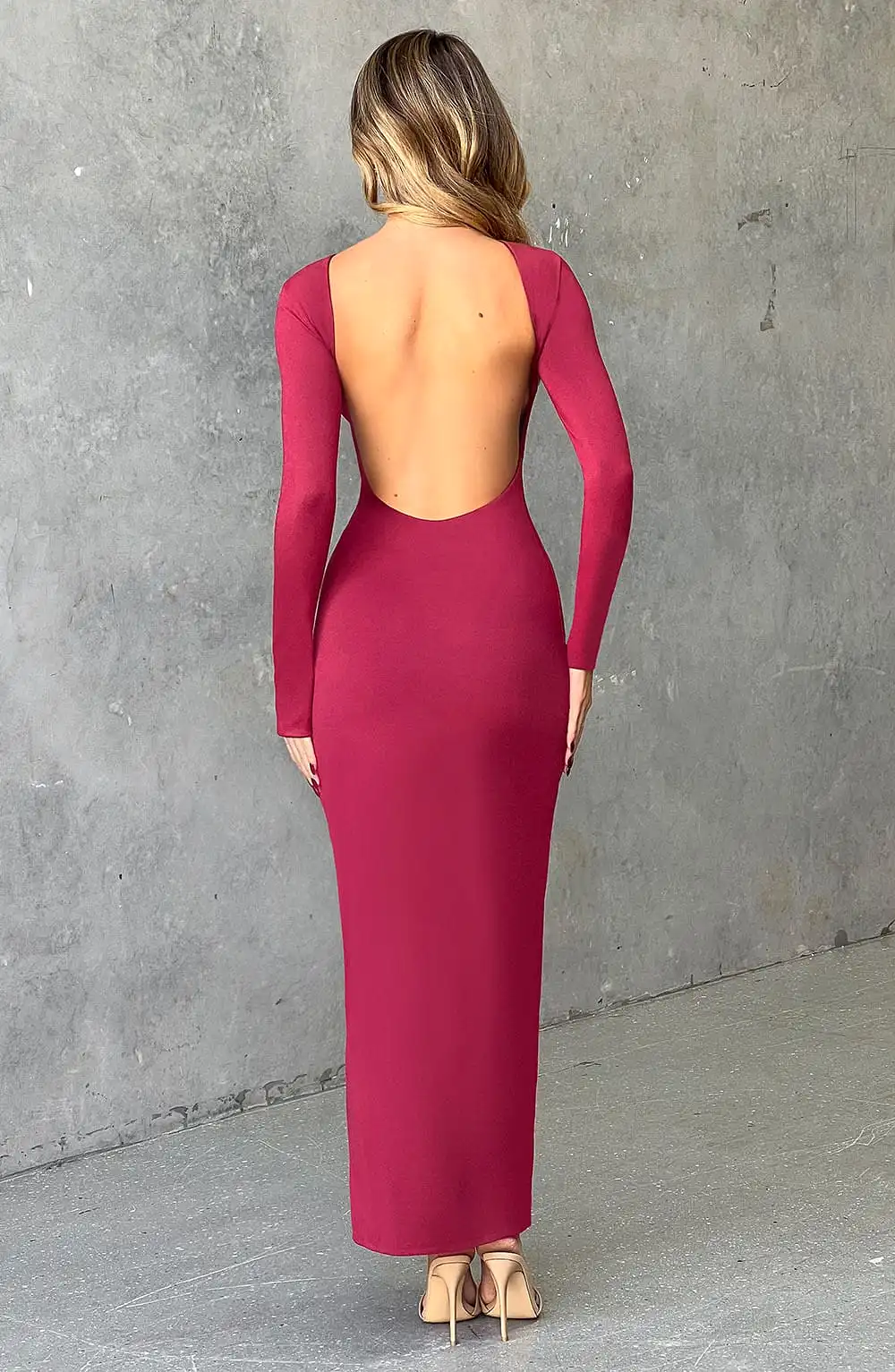 Aleena Maxi Dress - Cherry