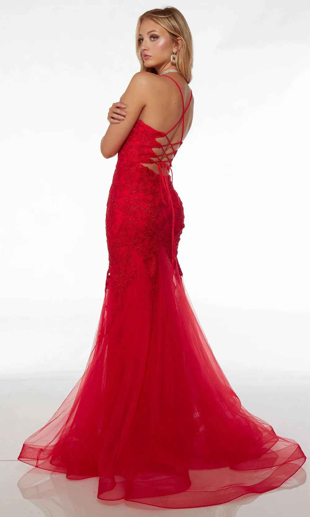 Alyce Paris 61478 - Embroidery Mermaid Evening Dress