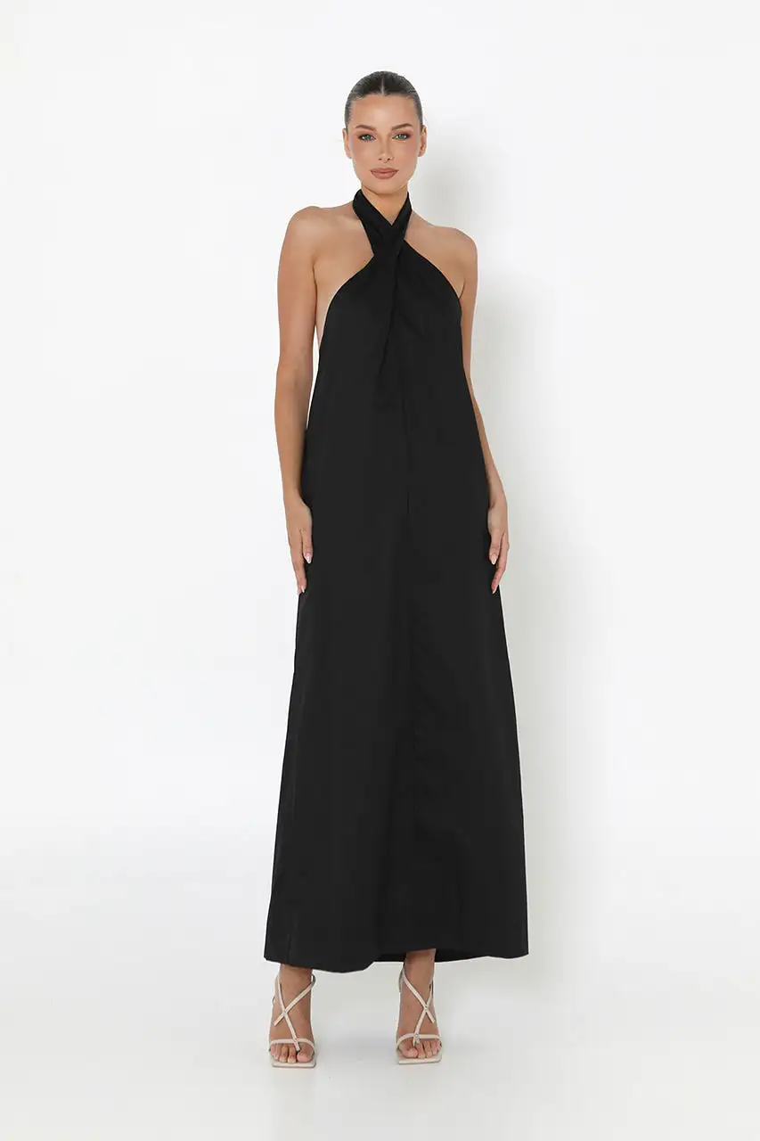 Amber Maxi Dress | Black