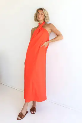 Amber Maxi Dress | Flame