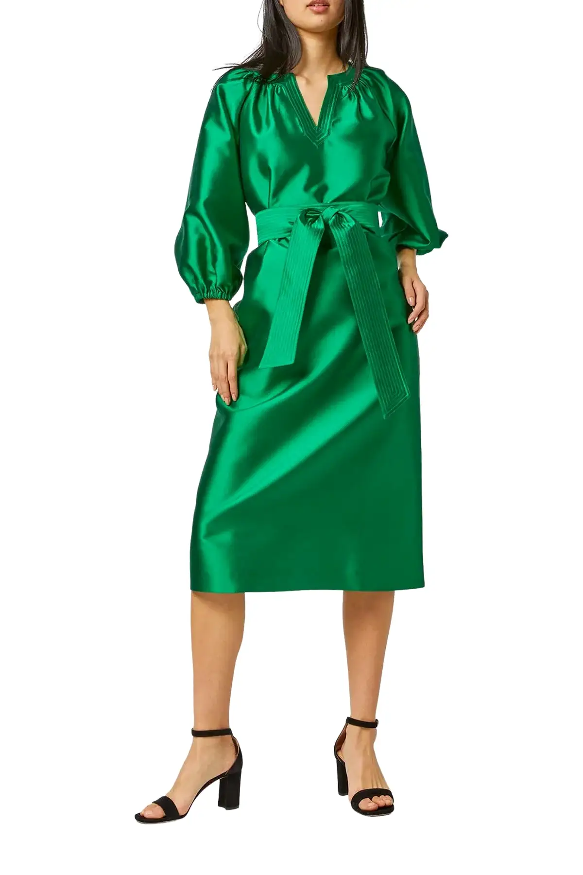 Ann Mashburn Trapunto Blouson Dress