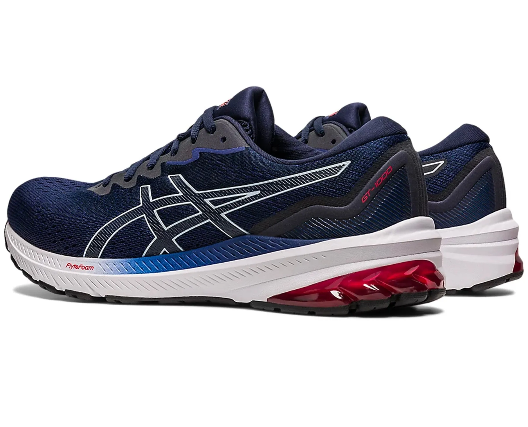 Asics Mens GT 1000 11 (2E Width) Midnight Blue  1011B355 403