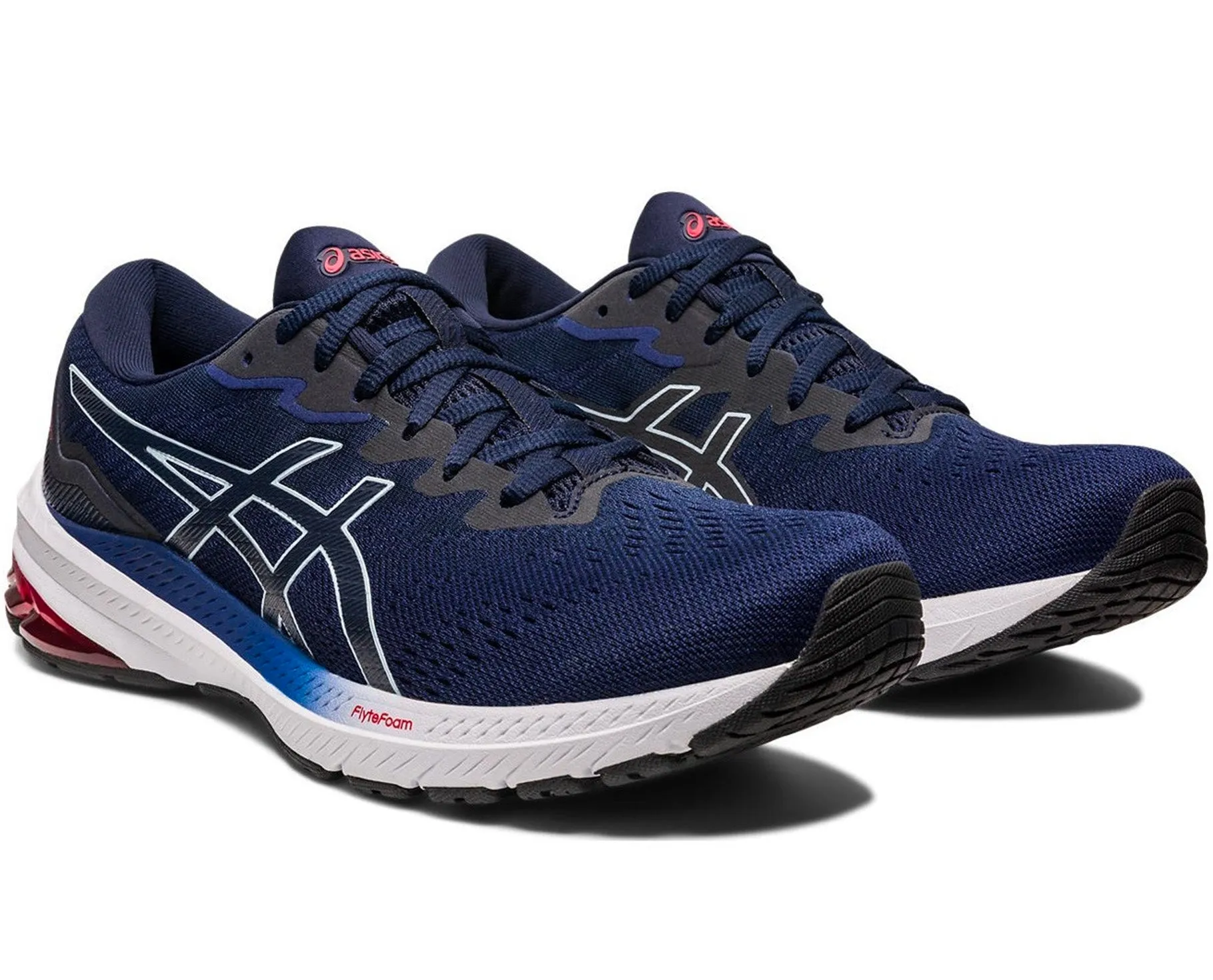 Asics Mens GT 1000 11 (2E Width) Midnight Blue  1011B355 403