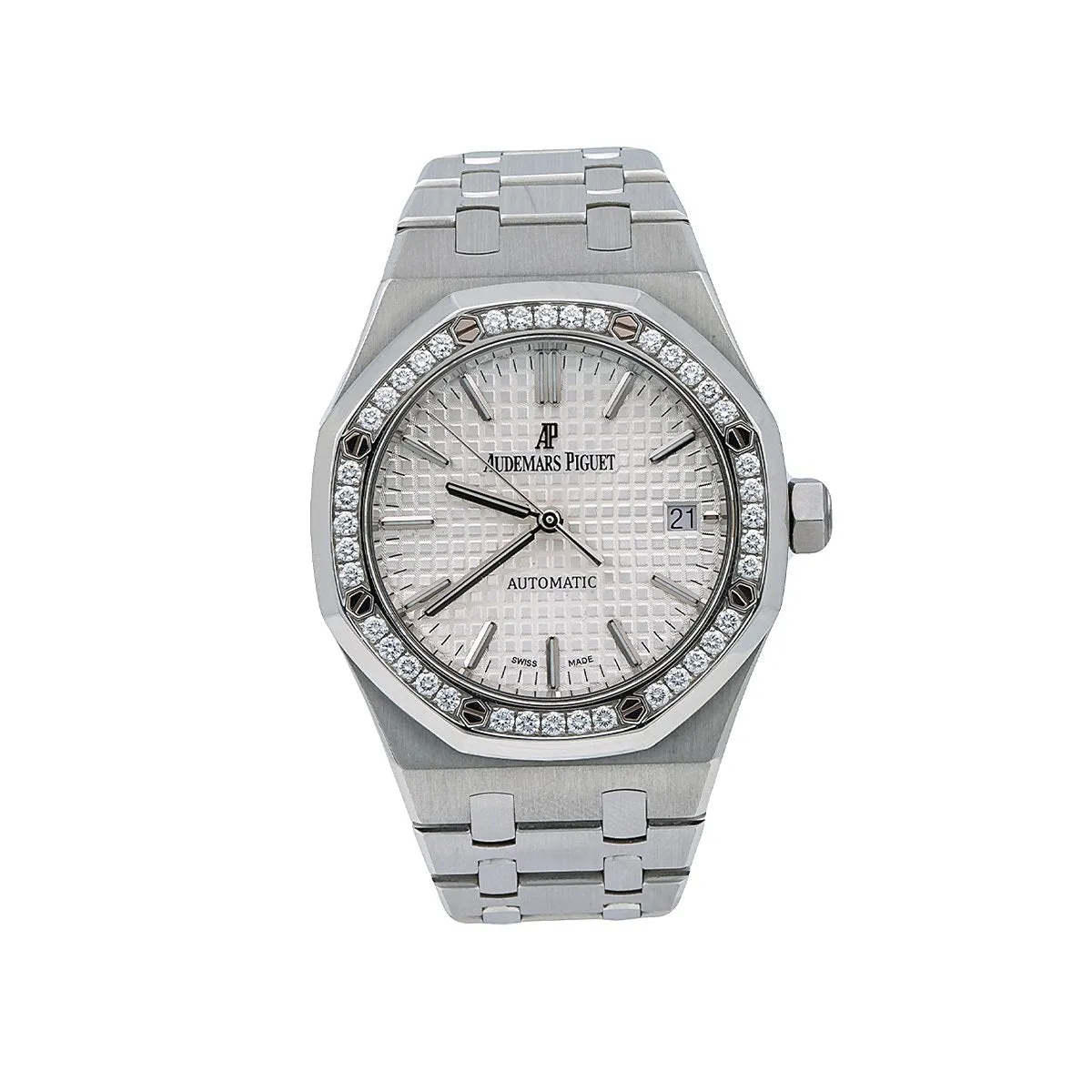 Audemars Piguet Royal Oak 15451ST 37MM White Dial With Stainless Steel Bracelet