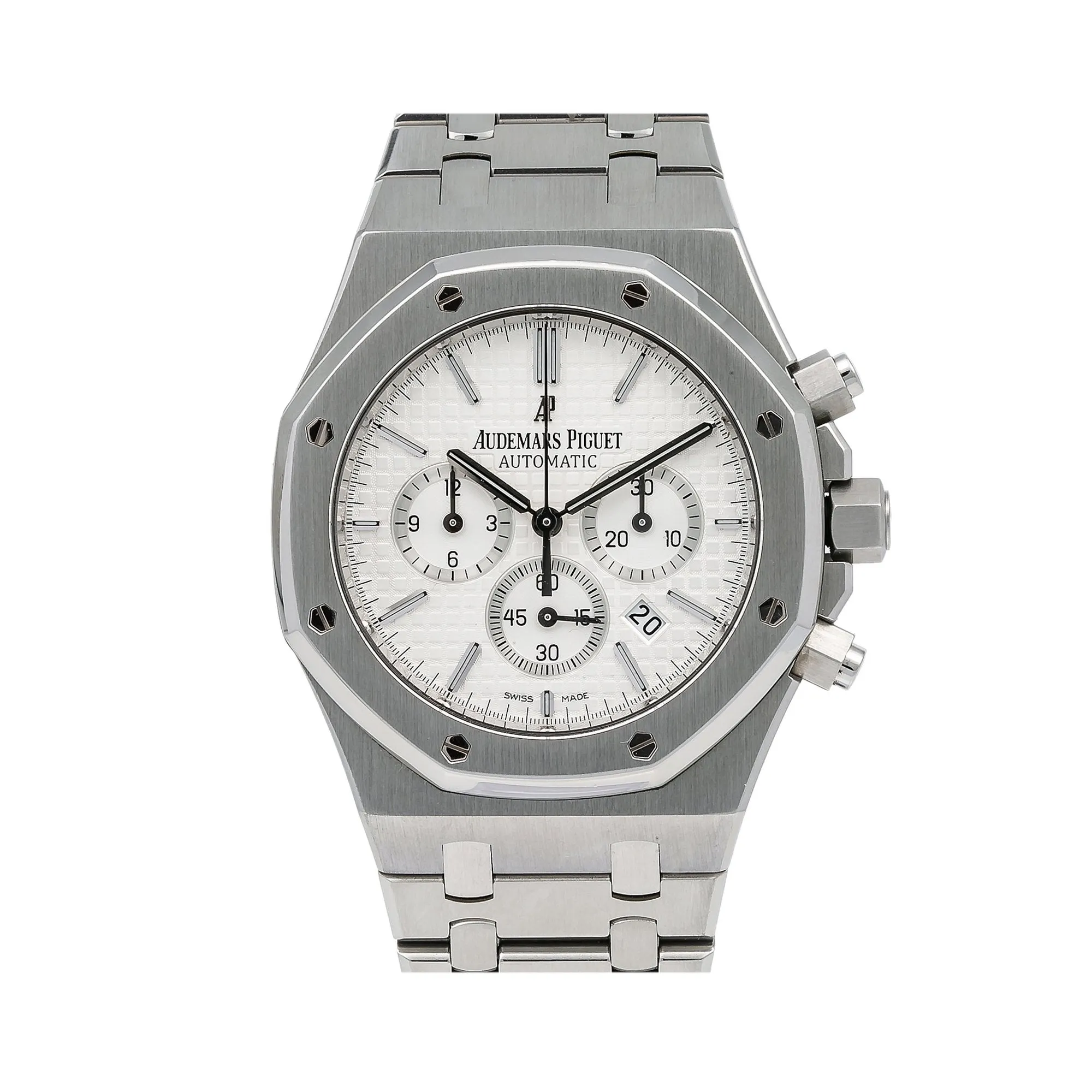 Audemars Piguet Royal Oak Chronograph 26320ST 41MM White Dial With Stainless Steel Bracelet