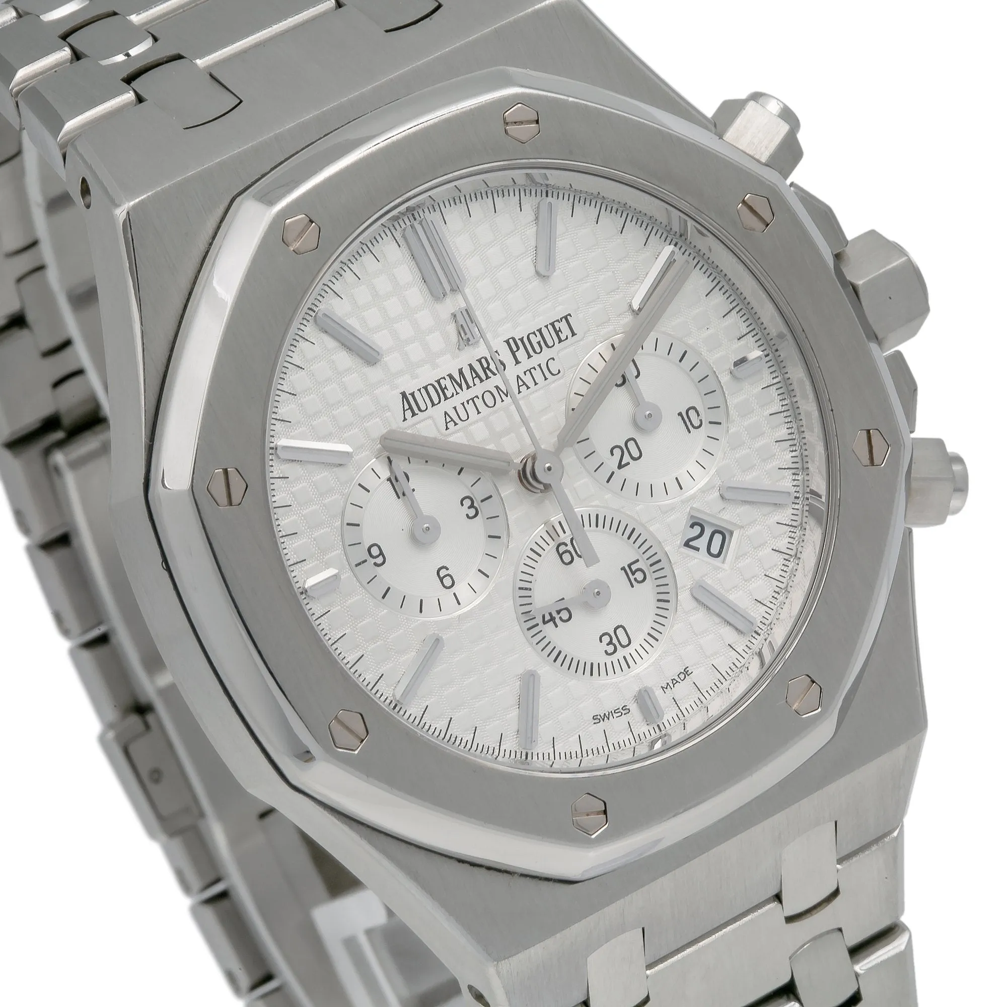 Audemars Piguet Royal Oak Chronograph 26320ST 41MM White Dial With Stainless Steel Bracelet