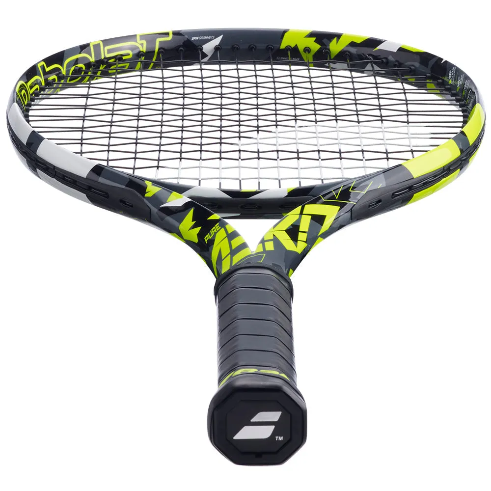 Babolat Boost Aero Strung Tennis Racquet (Grey/Yellow/White)