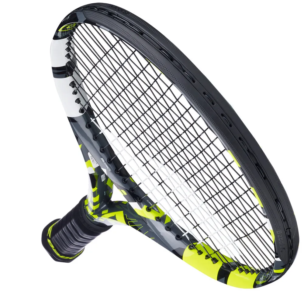 Babolat Boost Aero Strung Tennis Racquet (Grey/Yellow/White)