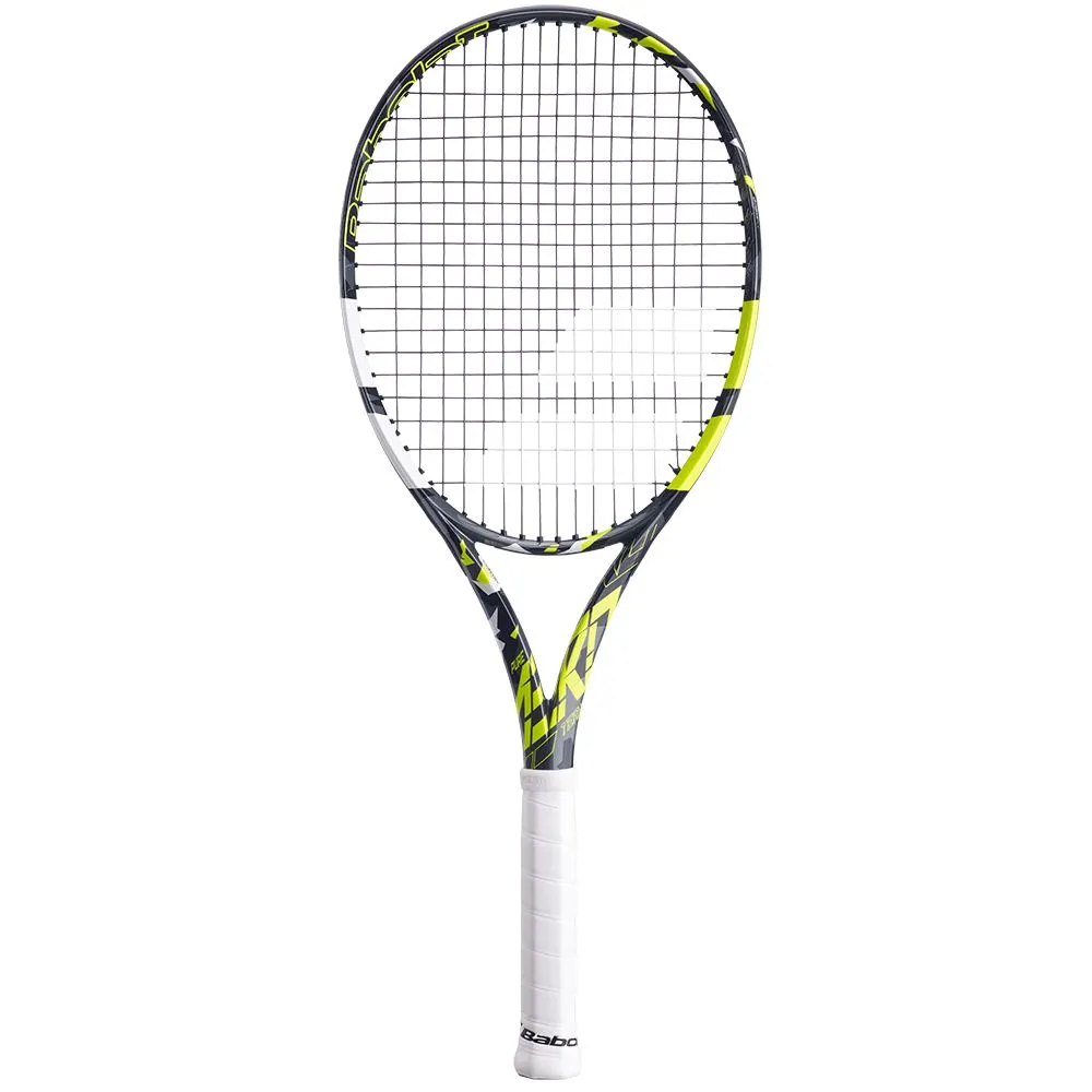 Babolat Pure Aero 2023 Unstrung Tennis Racquet (Grey/Yellow/White)