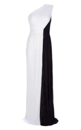 Bi-Color Evening Gown