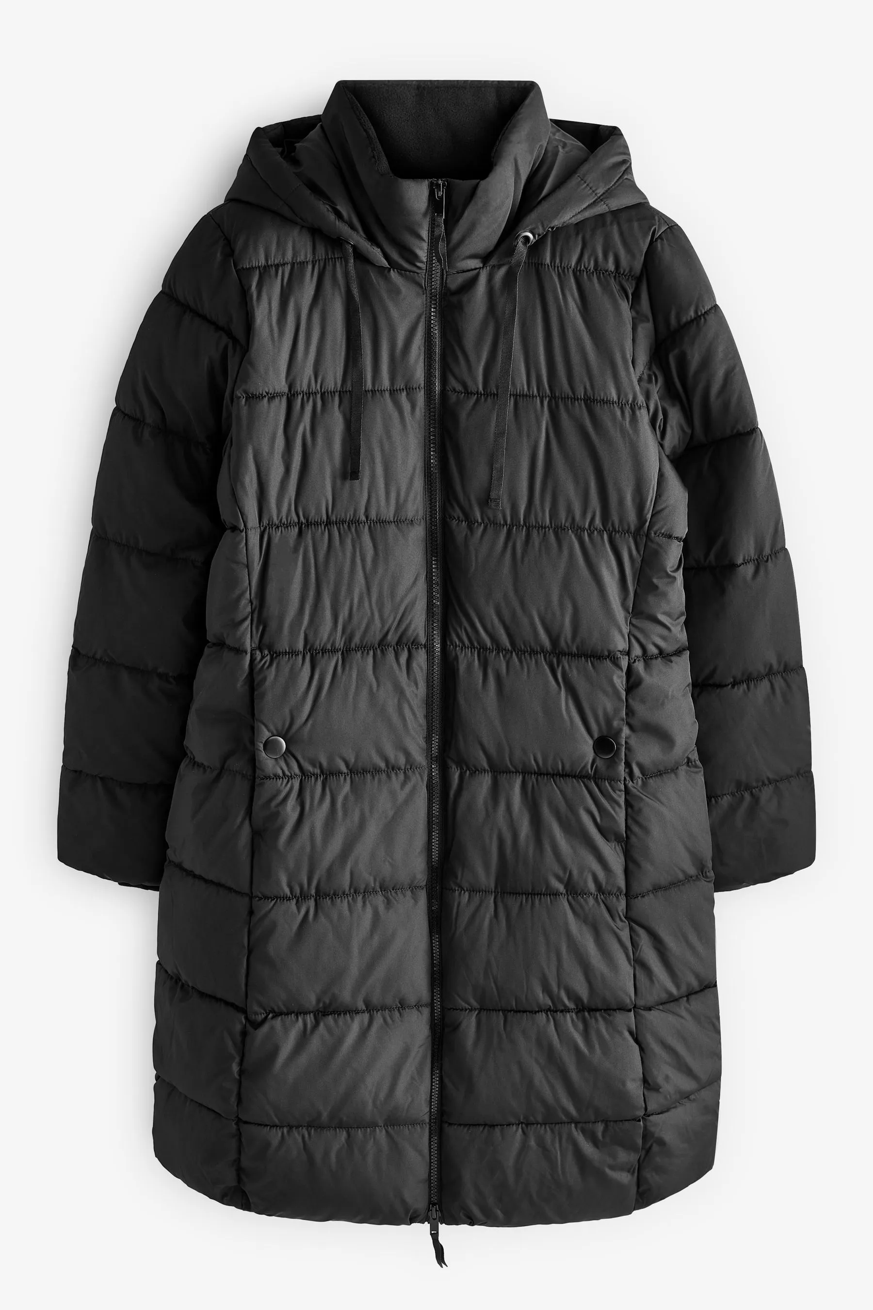 Black Long Puffer Coat