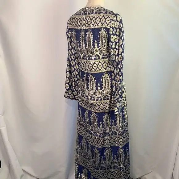 Bob Cunningham70’s VTG blue silver gown