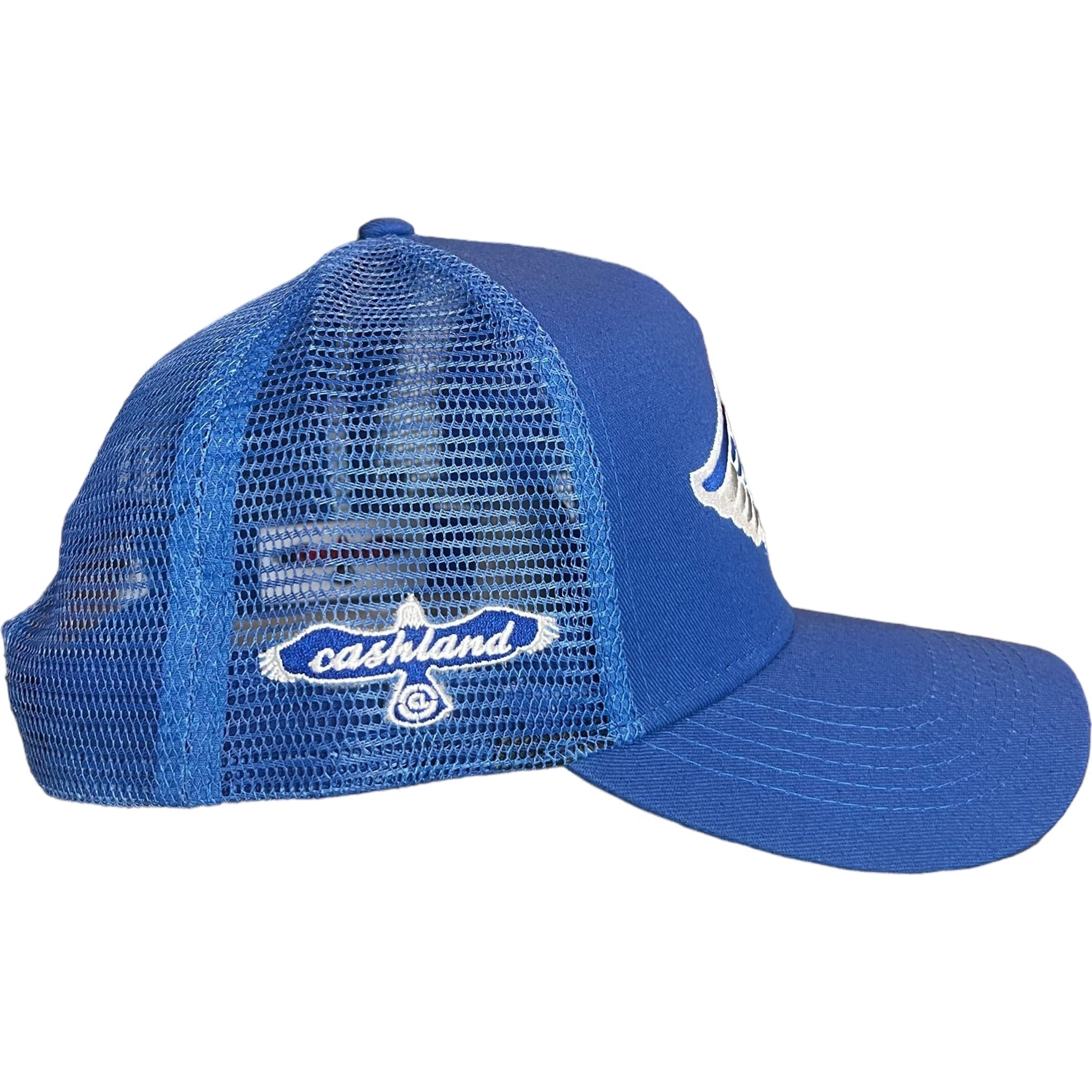 C Wing Premium Trucker  Royal . White