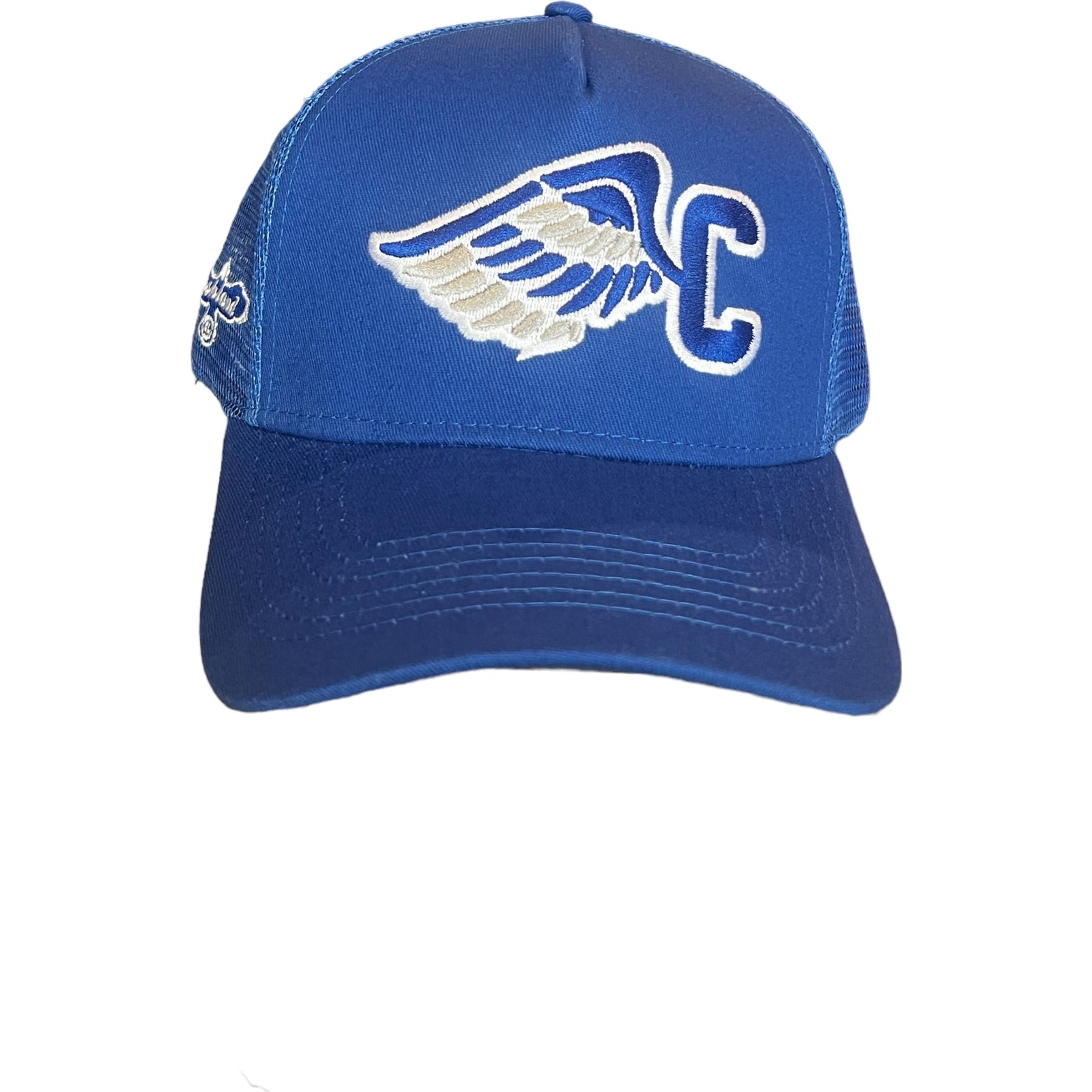 C Wing Premium Trucker  Royal . White