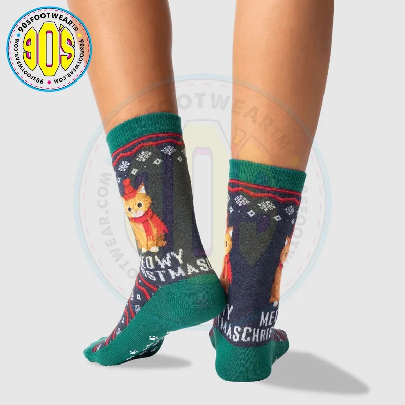 Christmas Socks Meowy Xmas Funny Christmas Gift