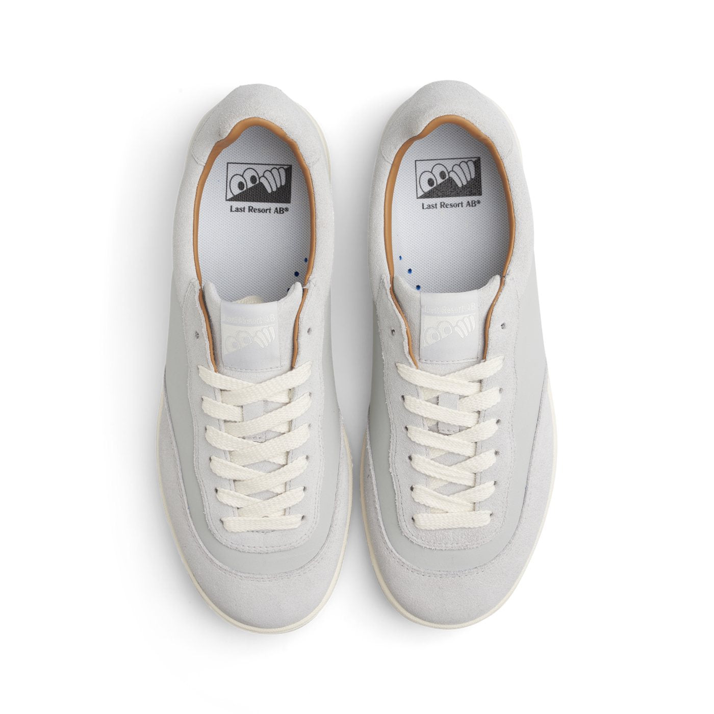 CM001-Lo Suede/Leather (Lt Grey/White)