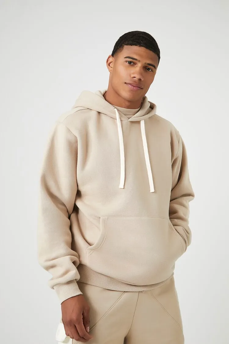 Cotton-Blend Drop-Sleeve Hoodie