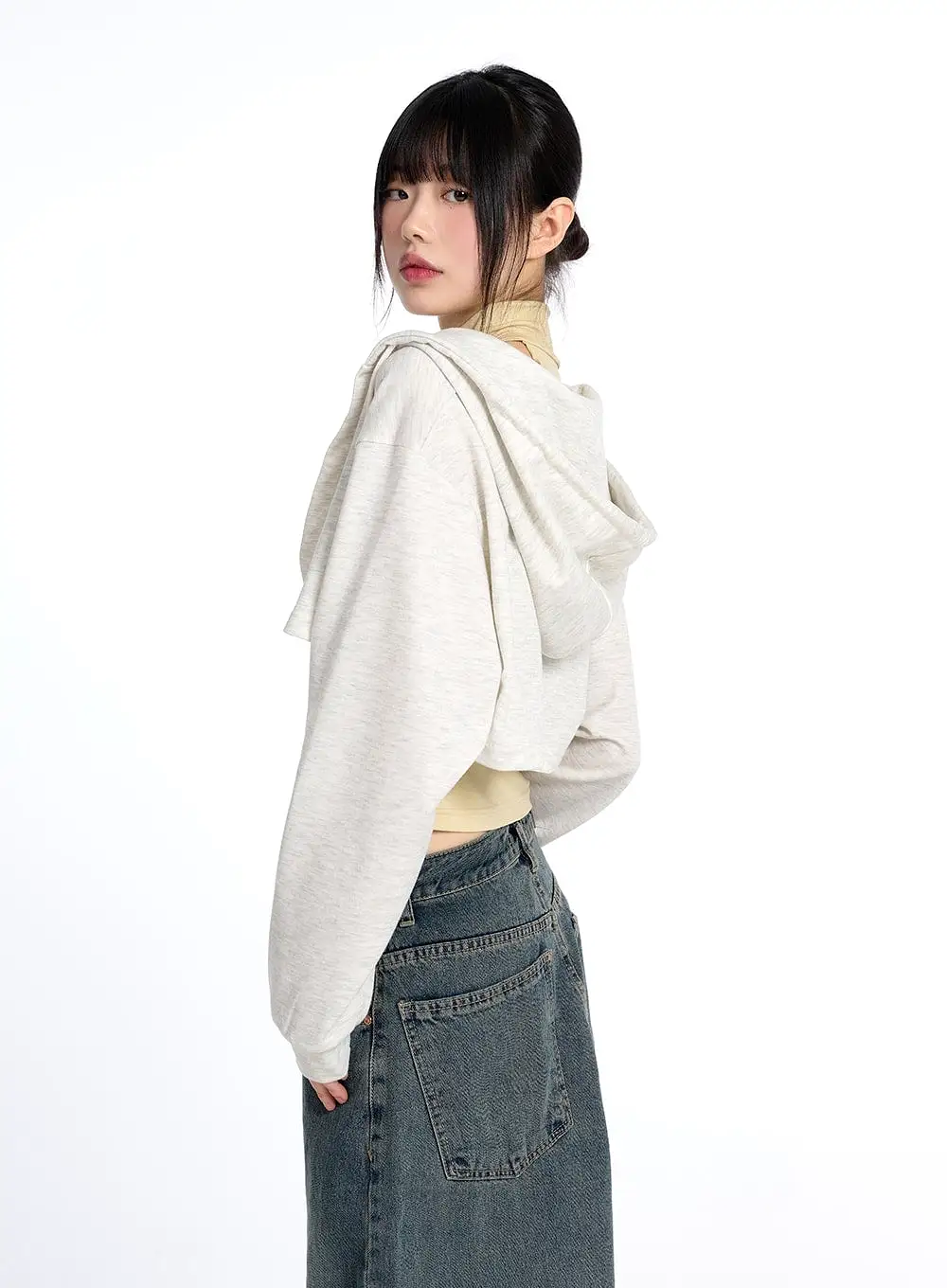 Cotton Hoodie Bolero CM415