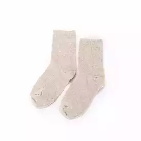 Cotton Mid Sock Linen