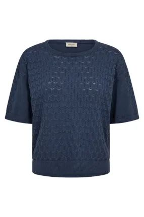 Dodo Pullover 204591 | Vintage Indigo | Strik fra Freequent