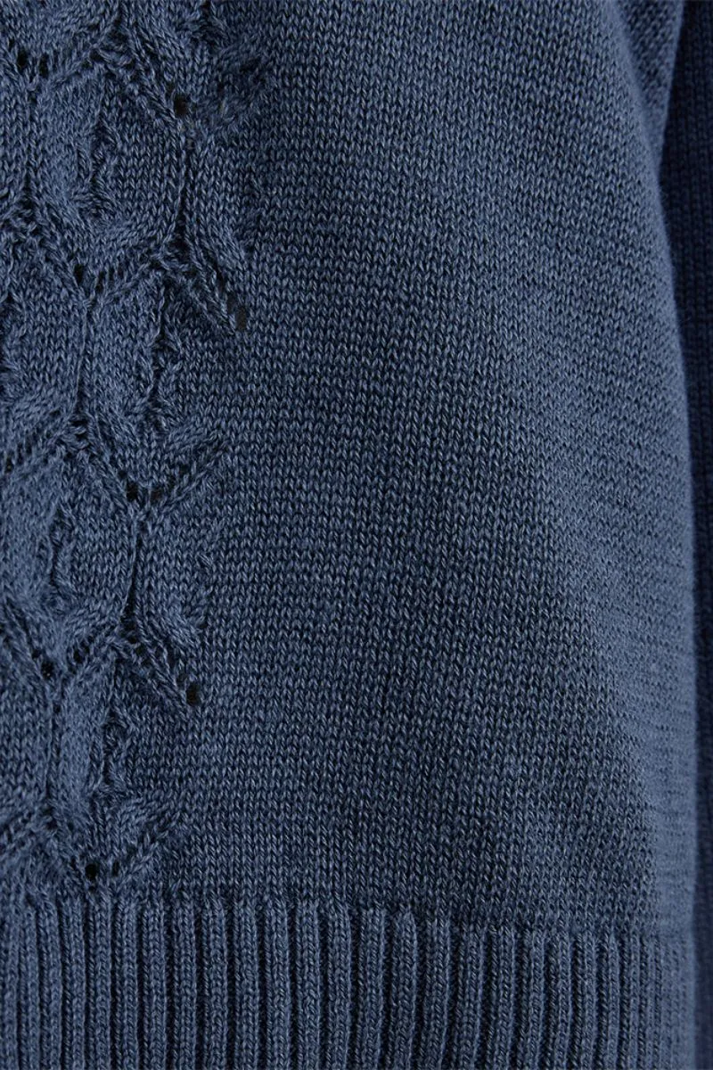 Dodo Pullover 204591 | Vintage Indigo | Strik fra Freequent