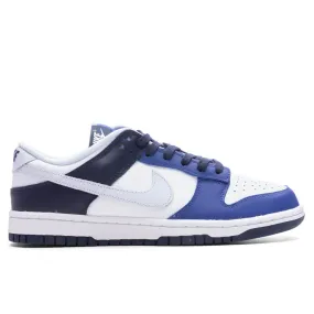 Dunk Low Retro - White/Football Grey/Game Royal