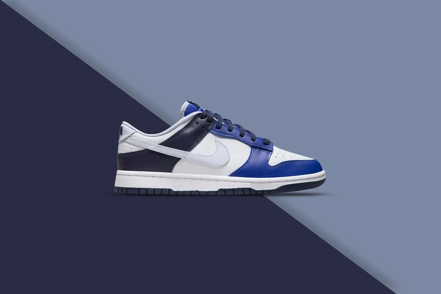 Dunk Low Retro - White/Football Grey/Game Royal