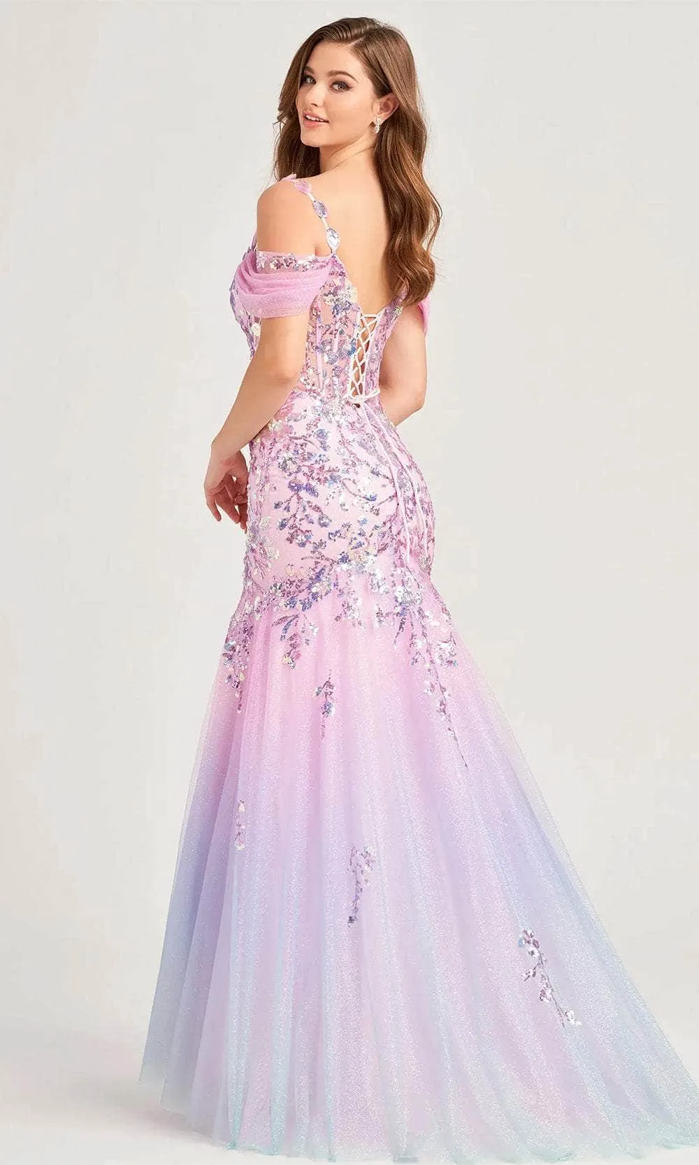 Ellie Wilde EW35056 - Illusion Mermaid Evening Dress