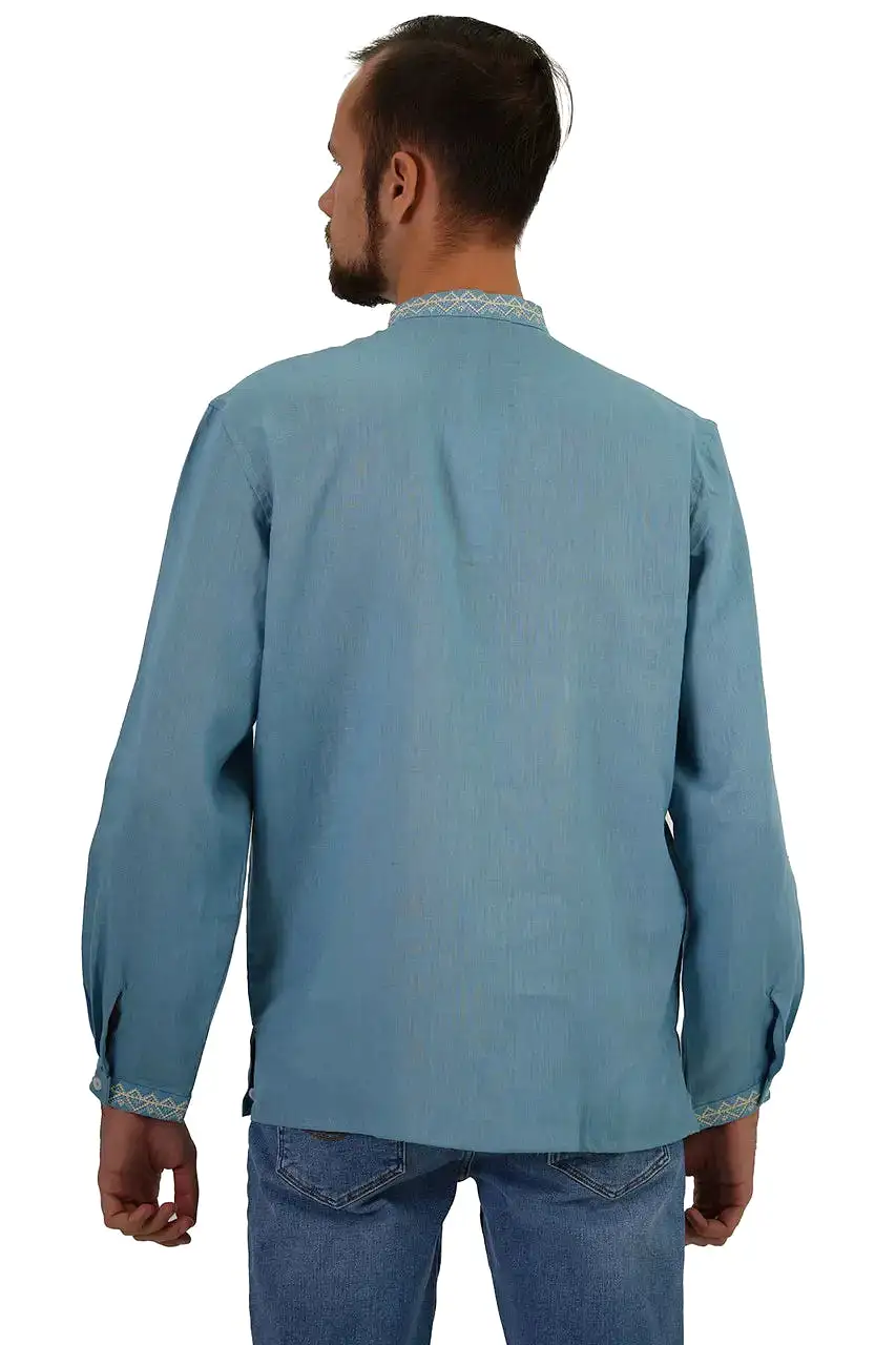 Embroidered Long Sleeve Shirt “Ruslan”