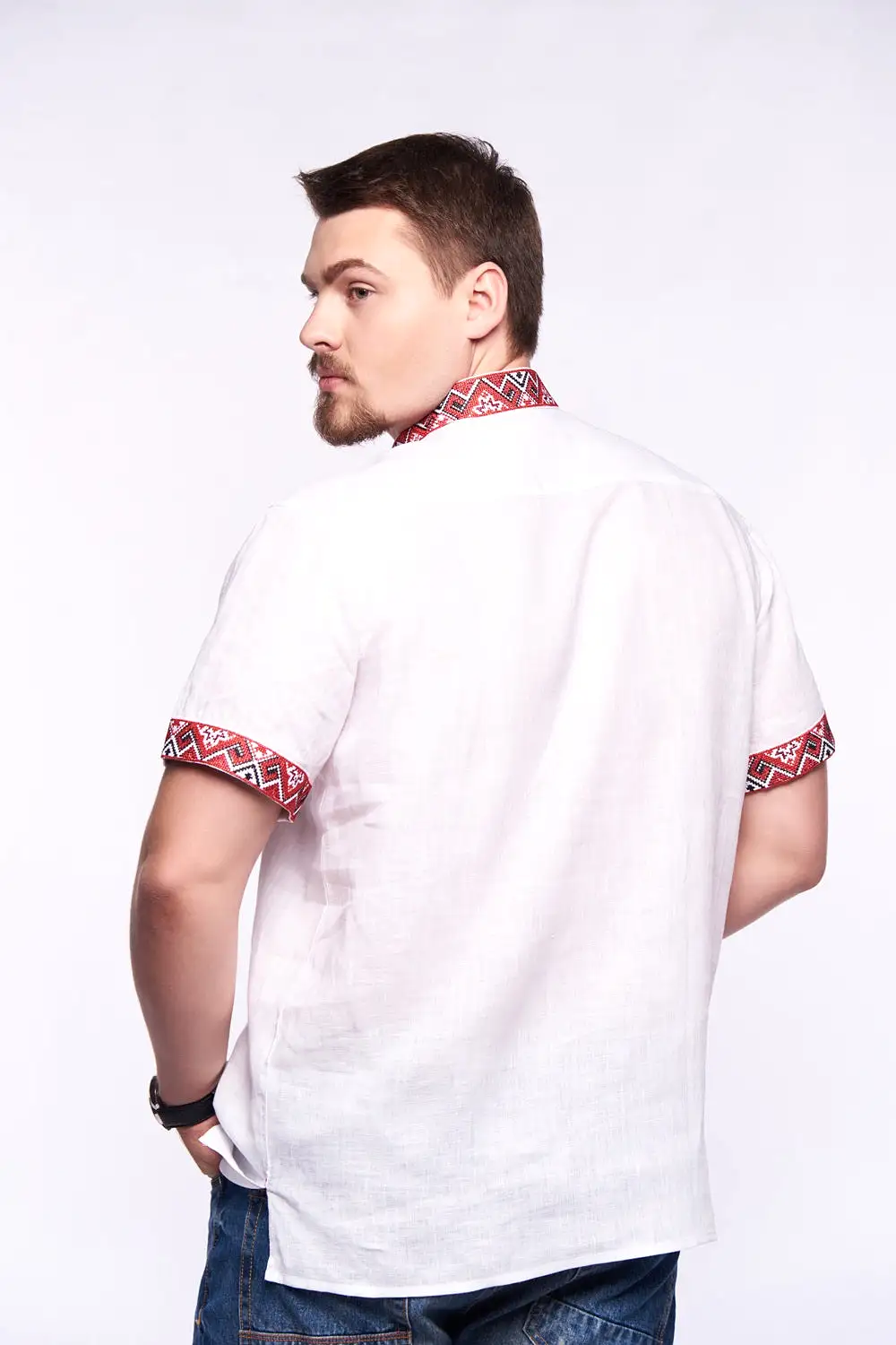 Embroidered Short Sleeve Shirt “Nazar”