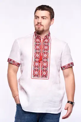 Embroidered Short Sleeve Shirt “Nazar”