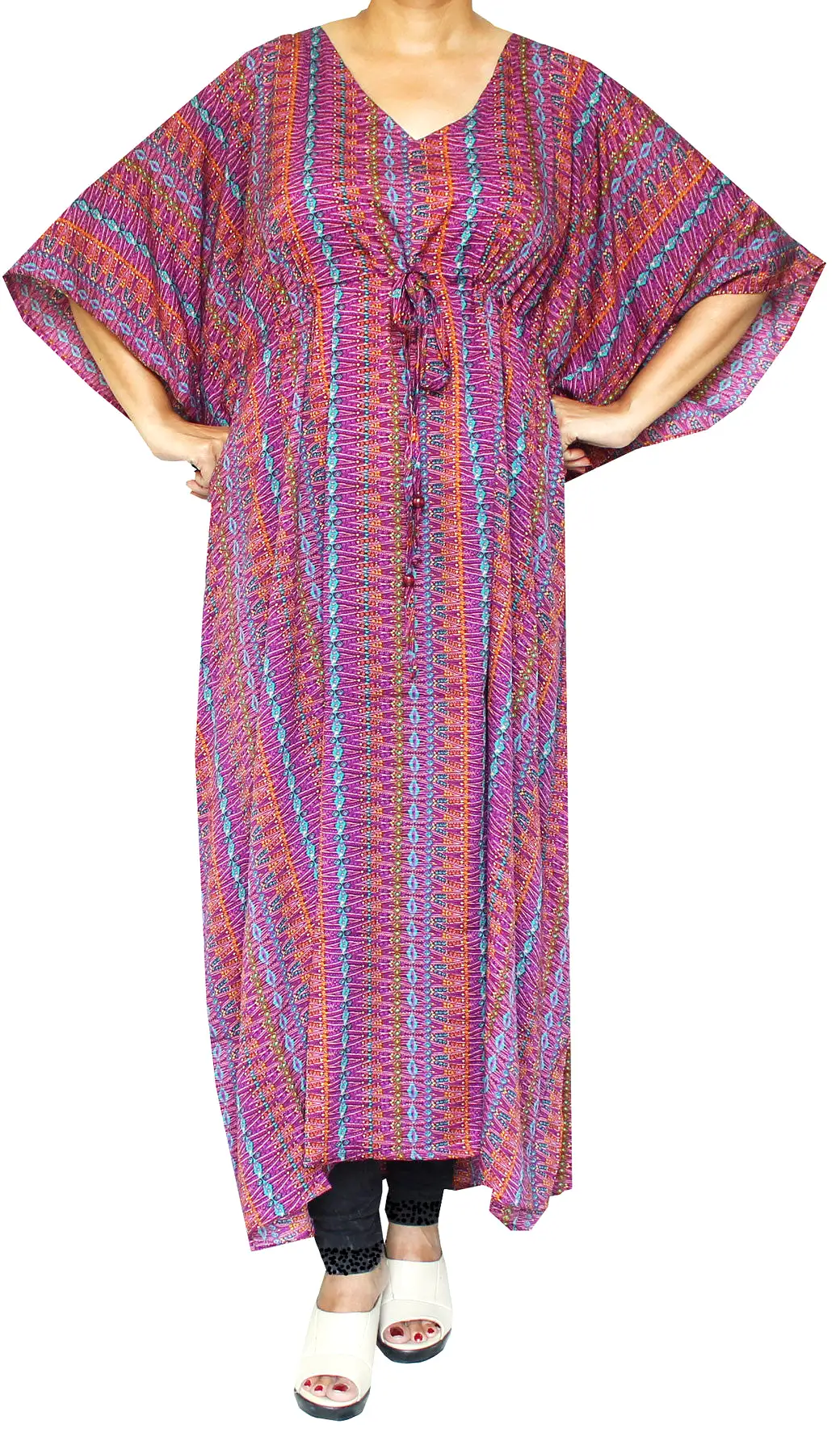 Evening Dress Printed Womens Caftan Maxi Loungewear