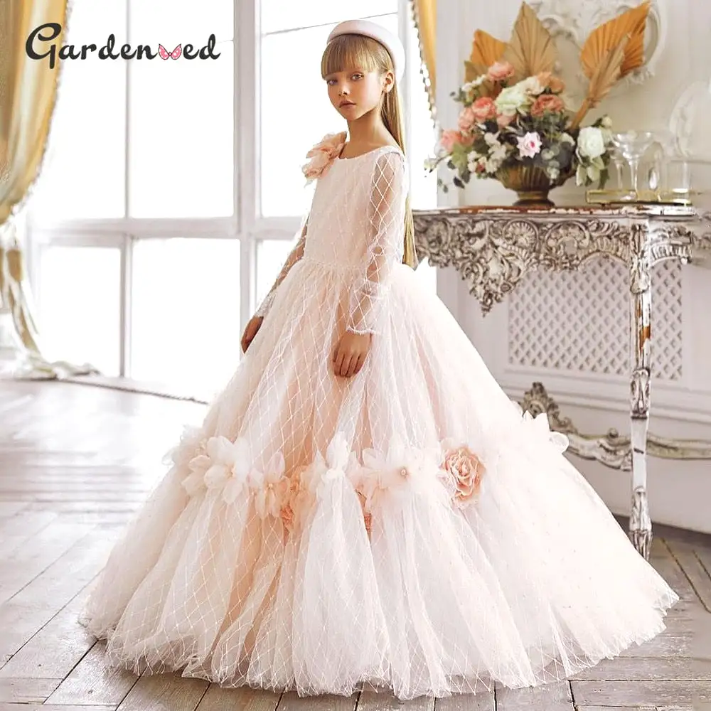 Flowers Tulle Birthday Dresses