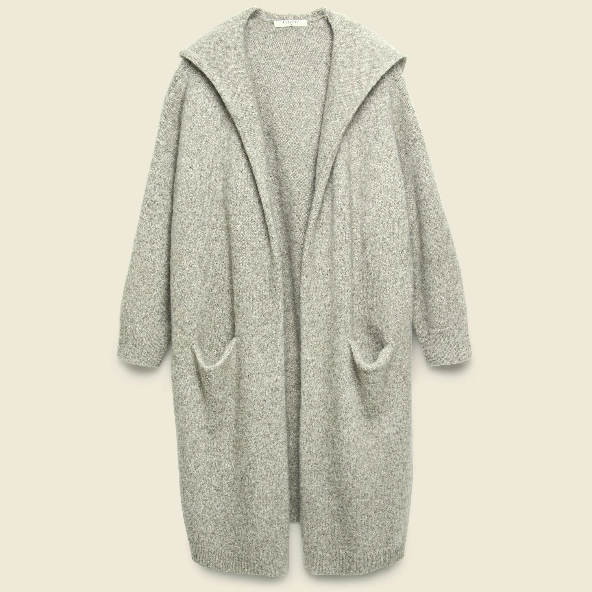 Gabrielle Sweater Coat - Taupe