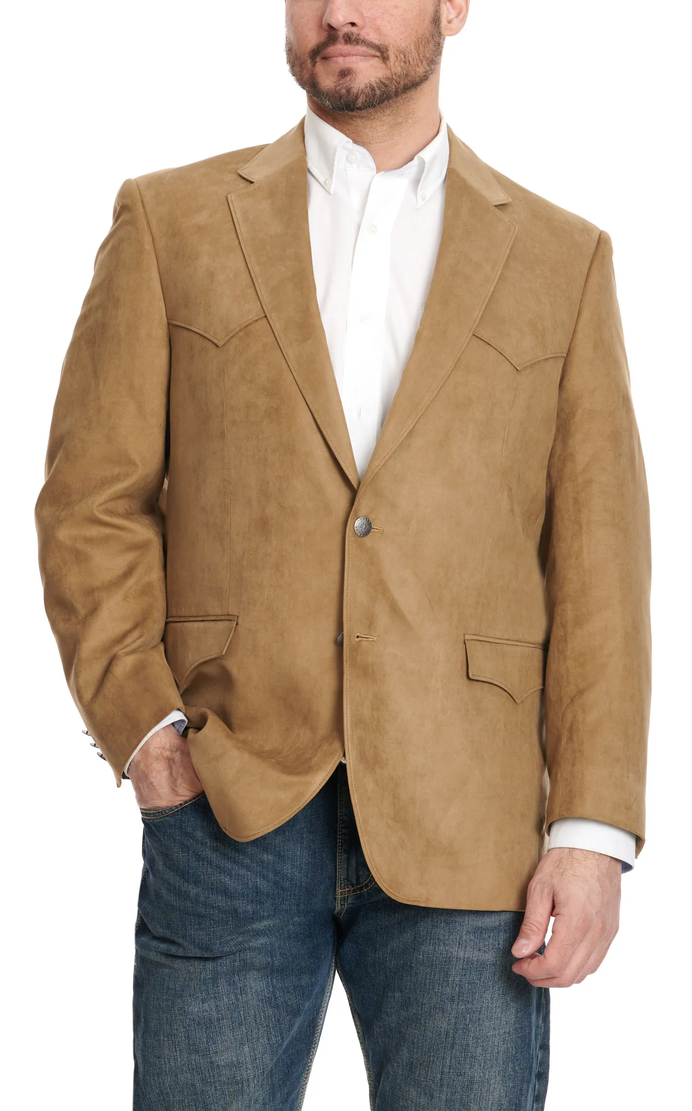 Harmony Western Wear Austin Toasted Olive Microfiber Sport Coat