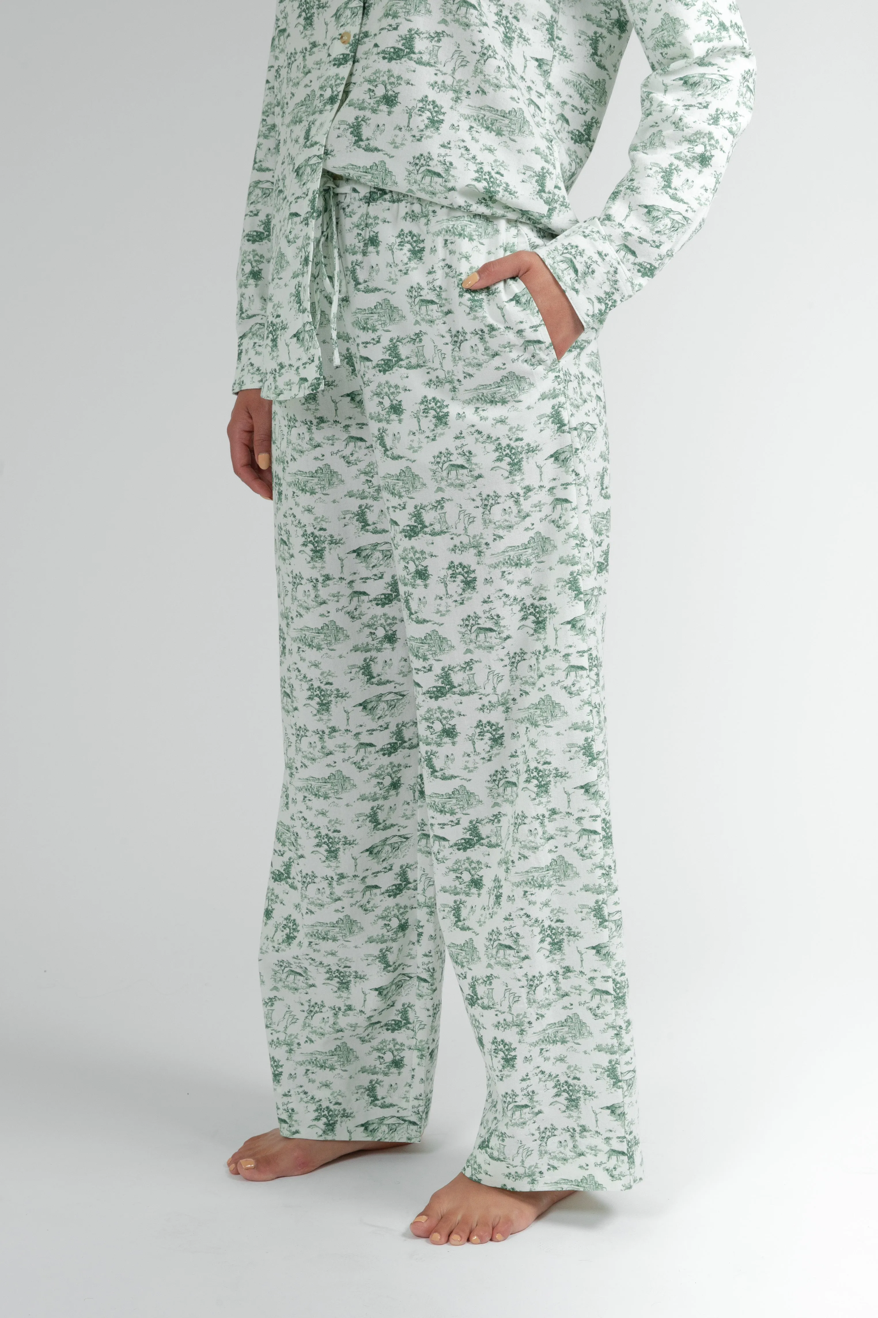 Holiday Pajama Pant Green