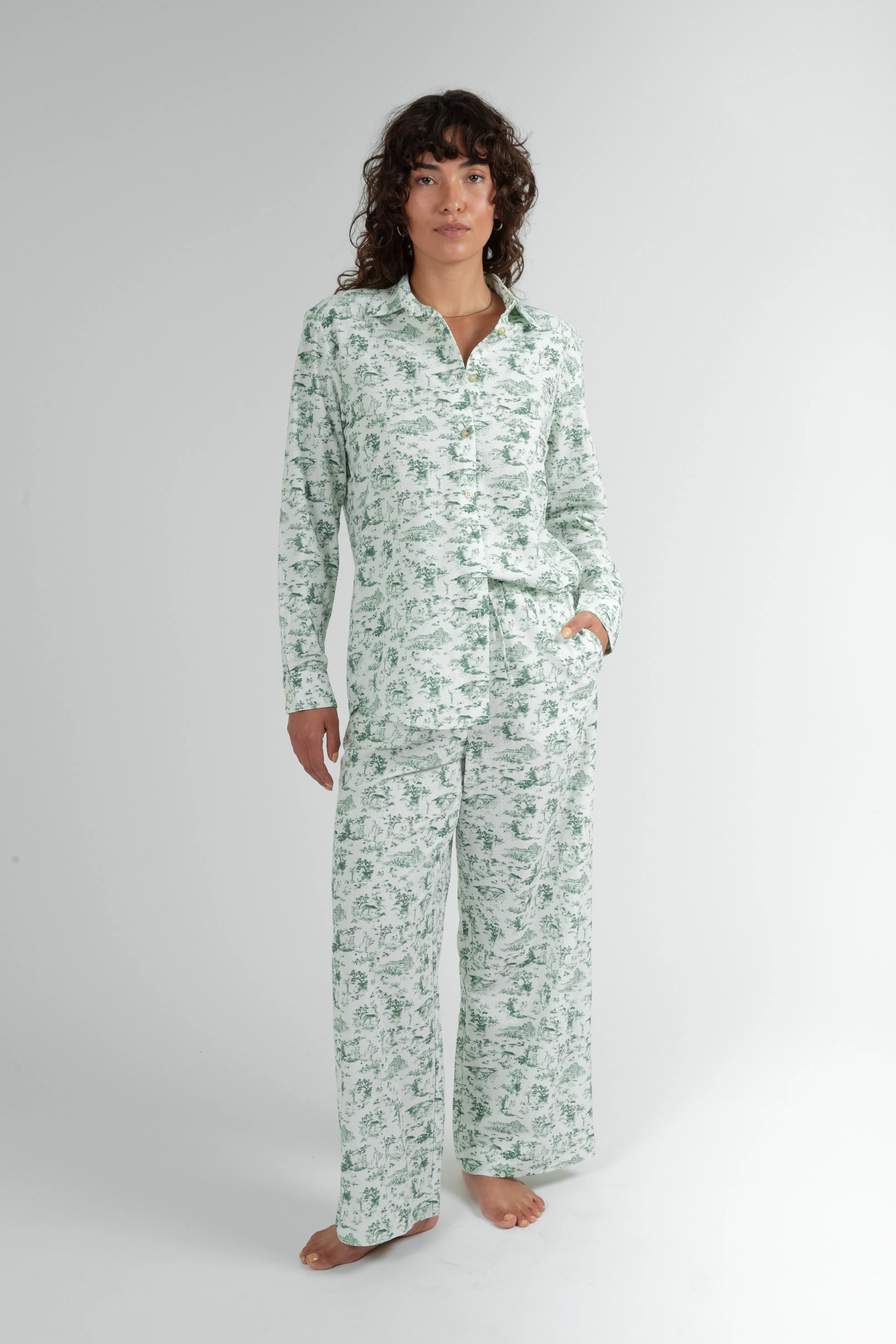 Holiday Pajama Pant Green