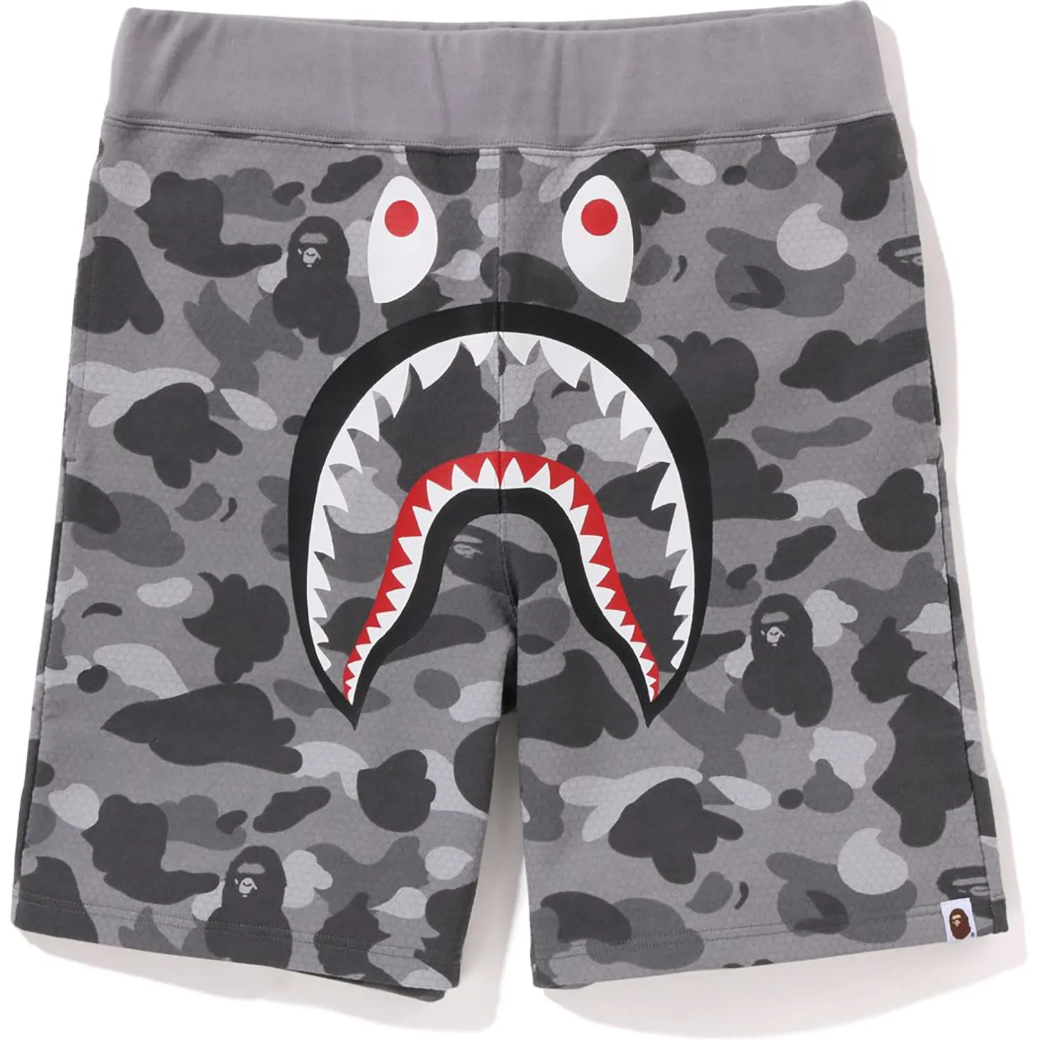 HONEYCOMB CAMO SHARK SWEAT SHORTS MENS