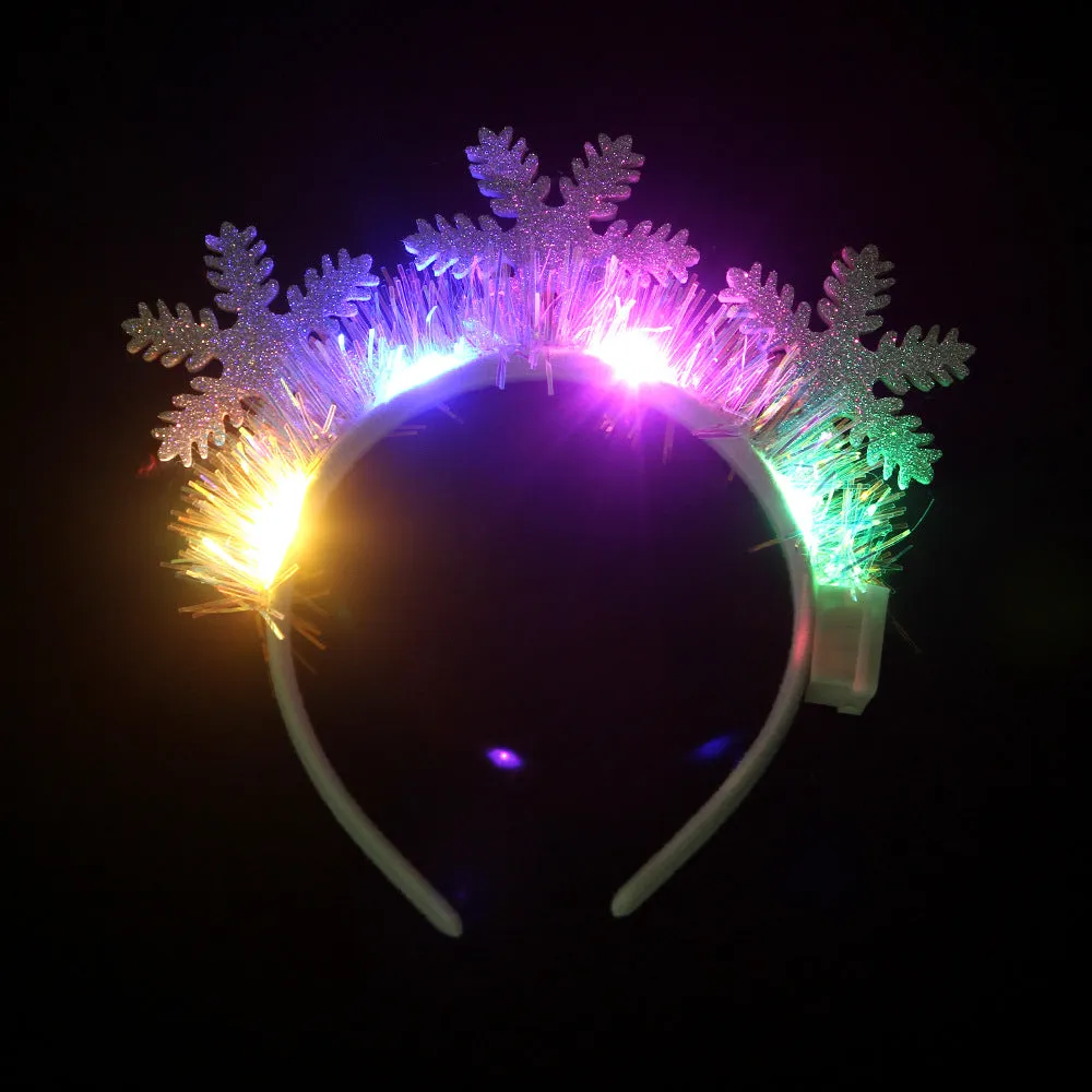 IPC Christmas Hair Band Glowing Headband Xmas Tree