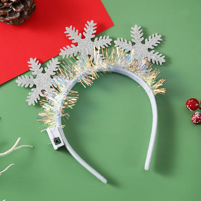 IPC Christmas Hair Band Glowing Headband Xmas Tree