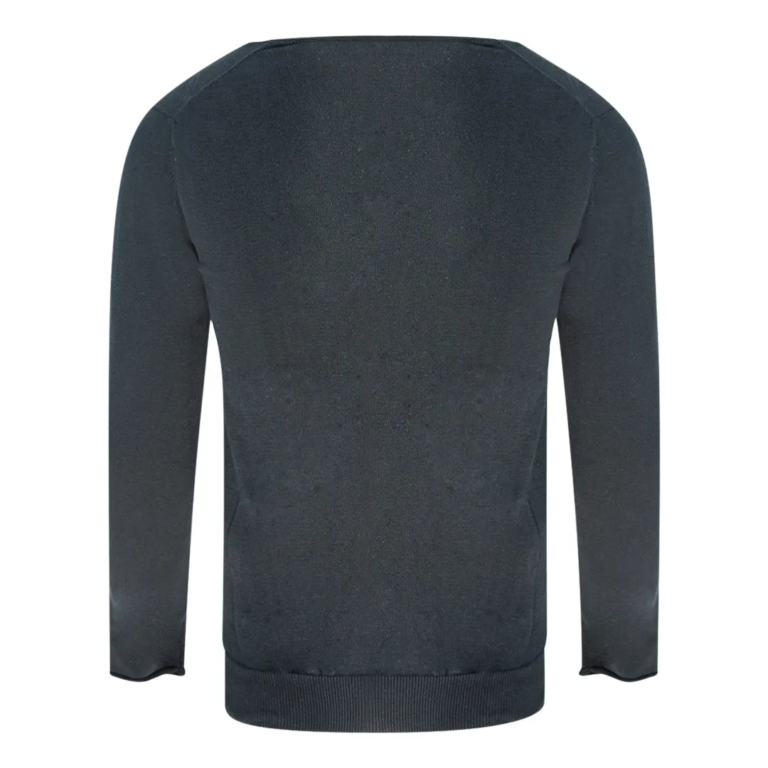 Jack And Jones Premium Bryan V Neck Navy Blue Jumper