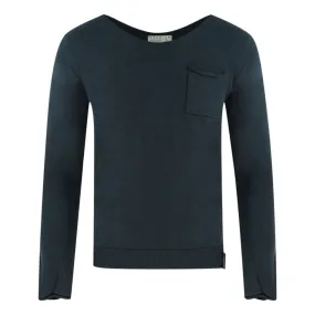 Jack And Jones Premium Bryan V Neck Navy Blue Jumper